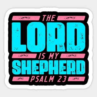 Psalm 23 The LORD Is My Shepherd Sticker
